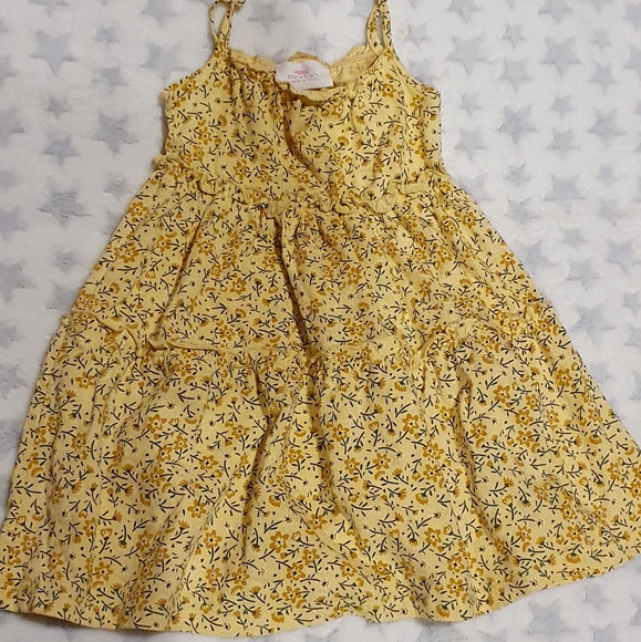 Size 2 Mango yellow dress - Picture 2 of 4